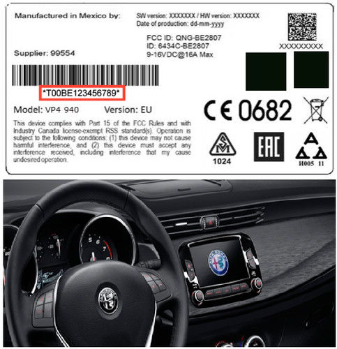 Codice autoradio harman mopar - autoradio,