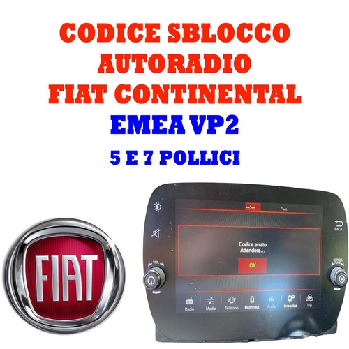 Codice sblocco autoradio - sblocco,