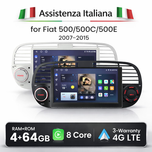 Autoradio android fiat 500 - android,