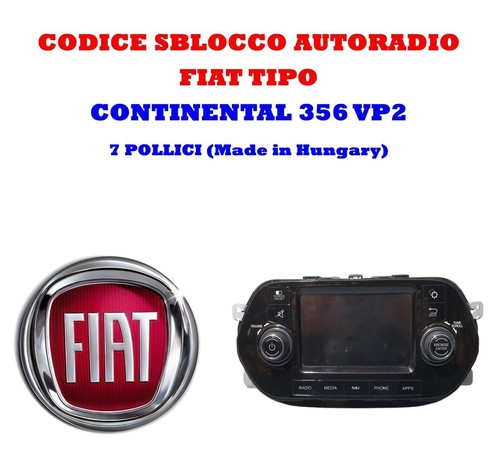 Codice sblocco autoradio - codice,