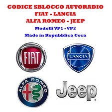 CODICE  SBLOCCO AUTORADIO
